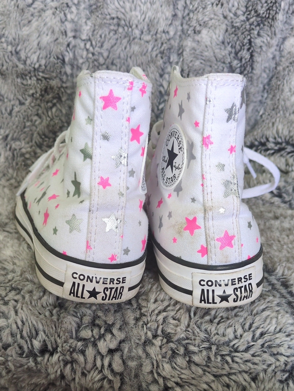 Converse Chuck Taylor All Star Sparkle High Top Shoe Big Kids 4 - Picture 5 of 8